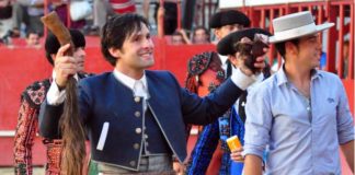 Andrés Romero con los máximos trofeos hoy en Moraleja.