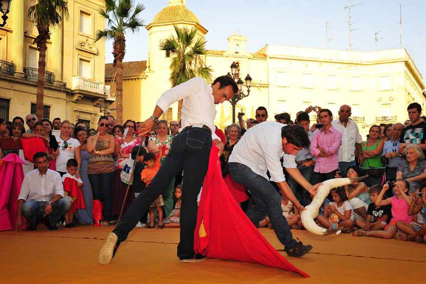 El Cid, toreo de salón con muleta.