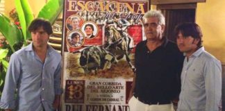 Andrés Romero y Diego Ventura, en la presentación del cartel.