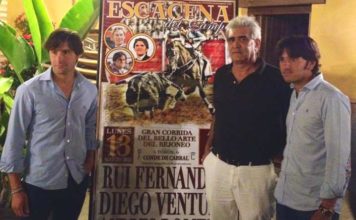 Andrés Romero y Diego Ventura, en la presentación del cartel.