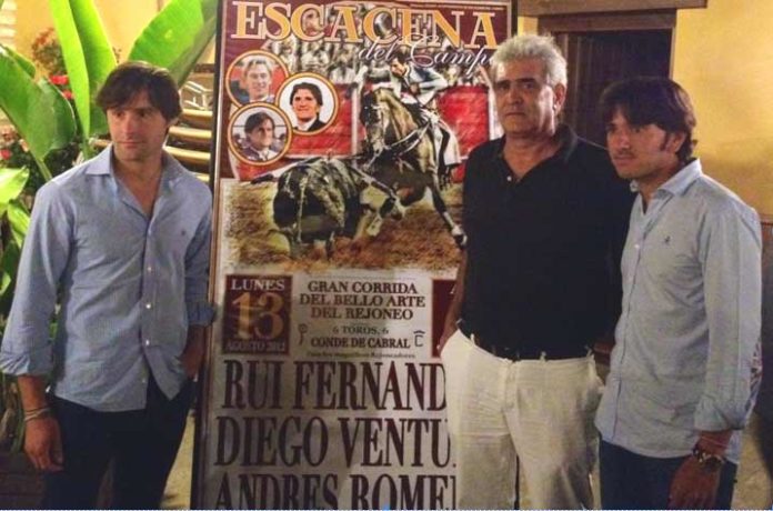 Andrés Romero y Diego Ventura, en la presentación del cartel.