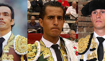 El Cid, Fandiño y Luque, con toros de Pereda, abren Feria (GALERÍAS GRÁFICAS) El Cid, Iván Fandiño y Daniel Luque.