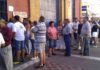 Colas para compra de entradas en las taquillas de La Merced.