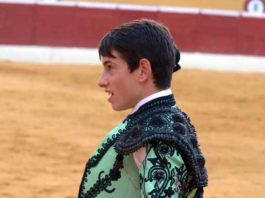 El novillero onubense Alejandro Conquero.