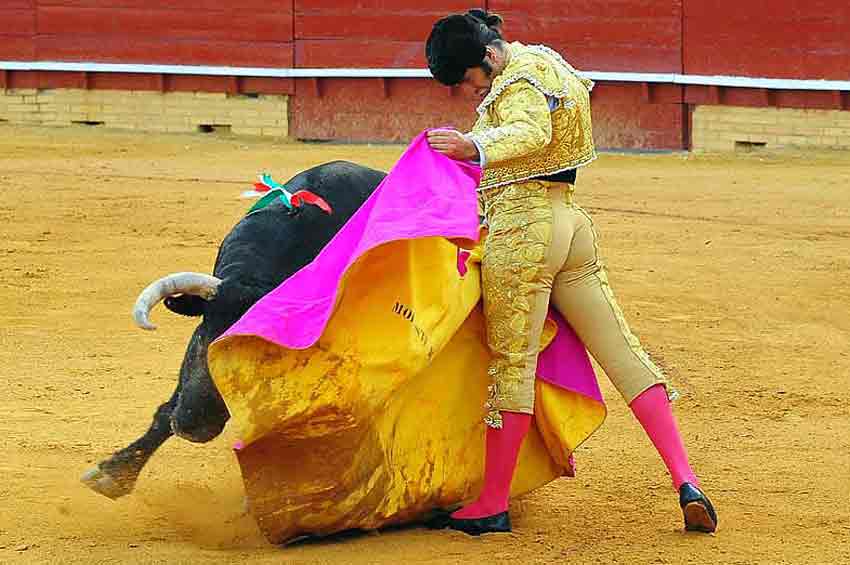 Excelente toreo a la verónica de Morante. (FOTO: Vicente Medero)