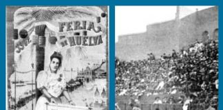 Cartel de la inauguración de La Merced y uno de los dos festejos inaugurales.