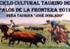 Cartel de los coloquios de la Peña 'José Doblado'.