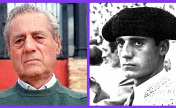 Dos imágenes del maestro Litri de distintas épocas, pero el mismo semblante de seriedad.