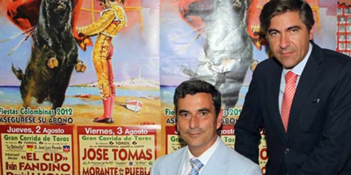 Los empresarios onubenses Carlos Pereda y Óscar Polo.