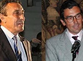Los ganaderos Fernando Cuadri y Tomás Prieto de la Cal.