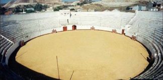 La plaza de toros de Nerva ha acogida varios años festejos taurinos en el periodo navideño.