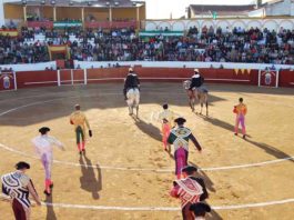 La plaza de toros de Valverde del Camino.