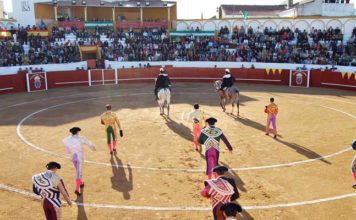 La plaza de toros de Valverde del Camino.