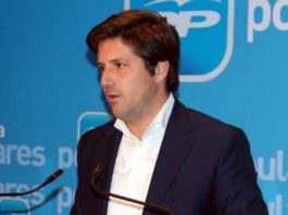 El portavoz del PP en la Diputación de Huelva, Guillermo García de Longoria.