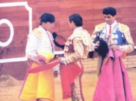 Alternativa de Emilio Silvera en las Colombinas de 1986.