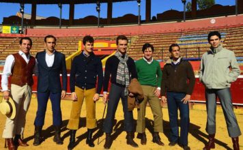 Toreros y rejoneadores junto a José Luis Pereda López. (FOTO: Vicente Medero)