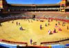 Vista de la plaza de toros de Huelva. (FOTO: Vicente Medero)