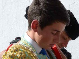 El novillero onubense Alejandro Conquero.