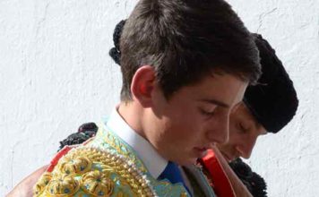 El novillero onubense Alejandro Conquero.