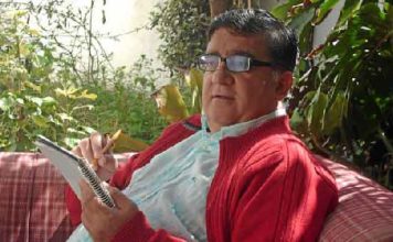 El pregonero de la Feeia Colombina 2013, Bernardo Romero.