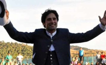 El rejoneador onubense Andrés Romero.