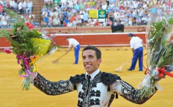 El novillero onubense David de Miranda. (FOTO: Vicente Medero)