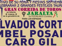 Zalamea se quedó sin toros El cartel anunciando la corrida de ayer sábado en Zalamea.