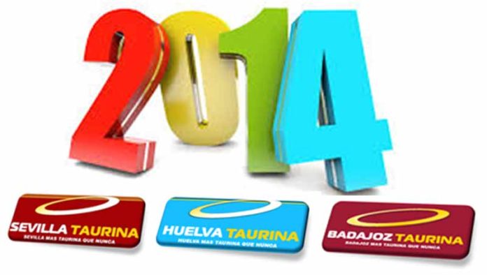 El equipo de nuestros portales HUELVA TAURINA, BADAJOZ TAURINA y SEVILLA TAURINA le desea Feliz Año Nuevo 2014.