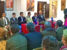 Acto de presentación del festival de Higuera.