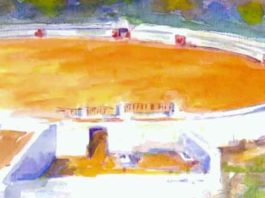 La plaza de Campofrío en la portada del libro.