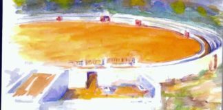 La plaza de Campofrío en la portada del libro.