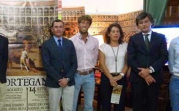 Acto de presentación de los festejos taurinos de Cortegana en 2014.