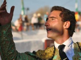 Juan Ramón Jiménez tras su triunfo esta tarde en Campofrío. (FOTO: Arizmendi)