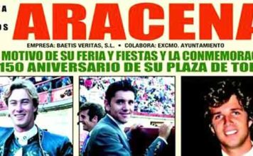 Rejones en Aracena Cartel de rejones para Aracena.