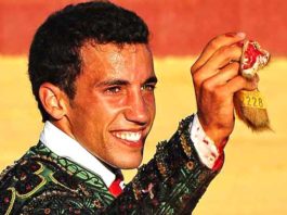 David de Miranda, oreja en la novillada de Palencia