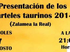 Convocatoria de presentación de los carteles de Zalamea.