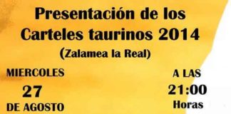 Convocatoria de presentación de los carteles de Zalamea.