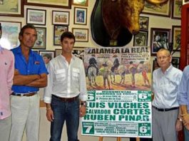 Acto de presentación de los carteles de Zalamea. (FOTO: Víctor Palmar)