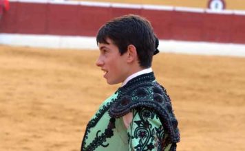 El onubense Alejandro Conquero, silenciado en la plaza turolense de Andorra El novillero onubense Alejandro Conquero.