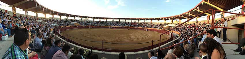 Panorámica de la plaza de Palos de la Frontera hoy.