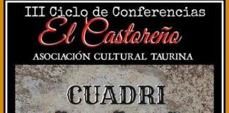 Cartel anunciador de la charla con Cuadri en San Juan del Puerto.