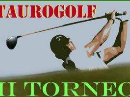 Cartel del II Torneo 'Taurogolf' en Aljaraque (Huelva).