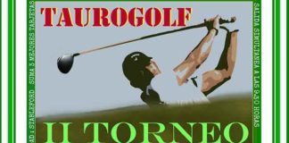 Cartel del II Torneo 'Taurogolf' en Aljaraque (Huelva).