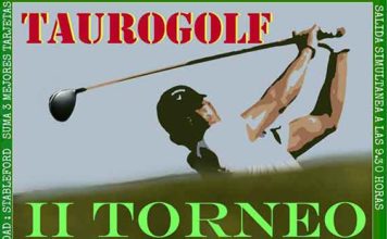 Nueva edición del Torneo ‘Taurogolf’ en Aljaraque Cartel del II Torneo 'Taurogolf' en Aljaraque (Huelva).