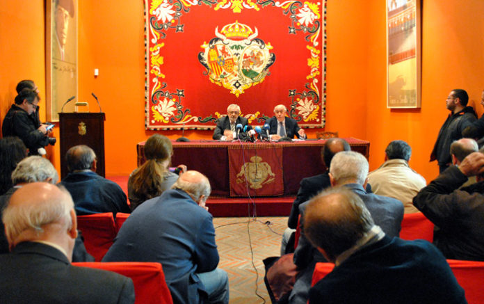 Acto de presentación de los carteles de Sevilla.