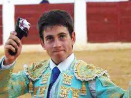 El novillero onubense Alejandro Conquero.